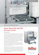 Vollautomatische B�ndelpackmaschine SUPER WRAP 650 DE LUXE IN-LINE
