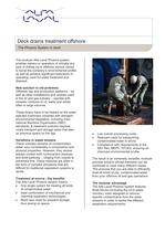 	Deck drains treatment offshore