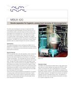 MBUX 420 - Nozzle separator for hygienic, pressurised recovery of microorganisms
