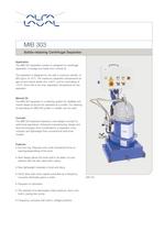 MIB 303 - Solids-retaining Centrifugal Separator