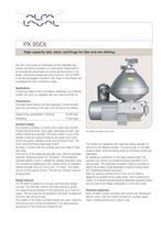 	PX 95EX Disc stack centrifuge