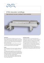 Stnx - decanter centrifuge