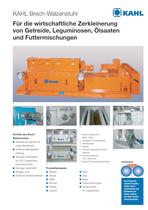 Brech-Walzenstuhl f&uuml;r die wirtschaftliche Zerkleinerung von Getreide, Leguminosen, &Ouml;lsaaten und Futtermischungen