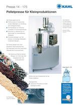 Pelletpresse f&uuml;r Kleinstproduktion 