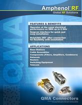   	 Amphenol RF QMA Brochure
