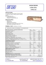 SHEAR BEAM LOAD CELL TYPE 315