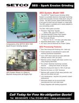 Setco - Spark Erosion Grinding (SEG)