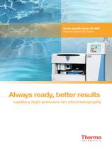 Dionex ICS-4000 Capillary HPIC Brochure