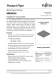 ADSL modem products: MB86628 Product Flyer