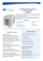 Chiller - Cold water production machine