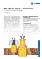 VERTICONE - Sch�lmaschinen f�r multifunktionellen Einsatz