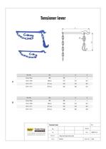Tensioner Lever Chain Binder 