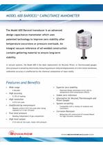 Barocel&reg; 600 Datasheet