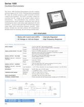 Series 1000 Specs