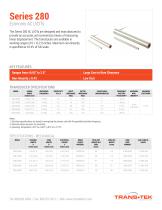 Series 280 Specs Linear (LVDT) Displacement Transducers