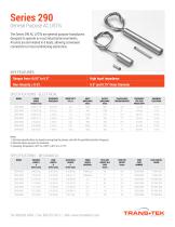 Series 290 Specs Linear (LVDT) Displacement Transducers