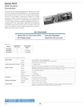 Series P010 Specs