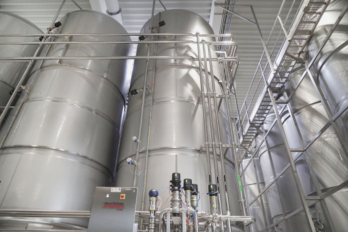 Prozessbecken - DELLA TOFFOLA GROUP - Gär / für Fruchtsaft / Edelstahl