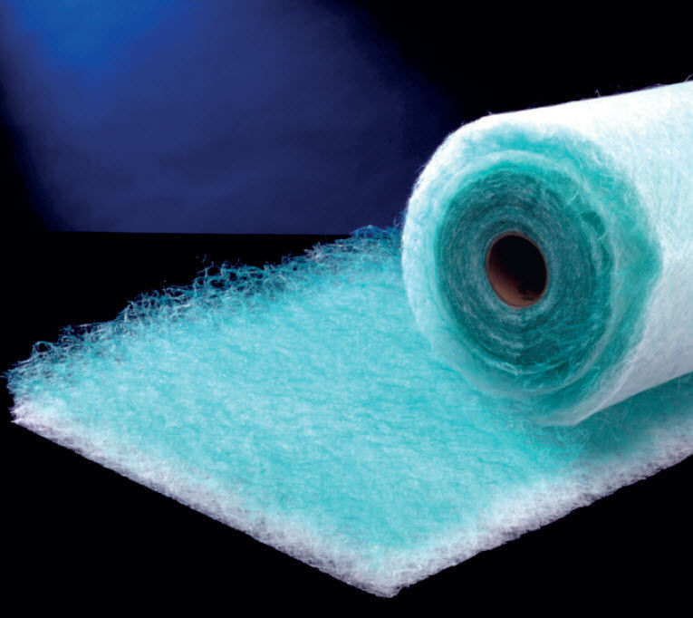 GlasfaserFiltermedium GLASS GREEN Kalthoff Staub / Luft / Roll