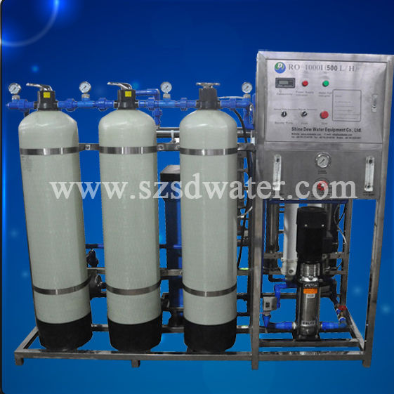 Wasserreinigungseinheit für die Lebensmittel und Getränkeindustrie