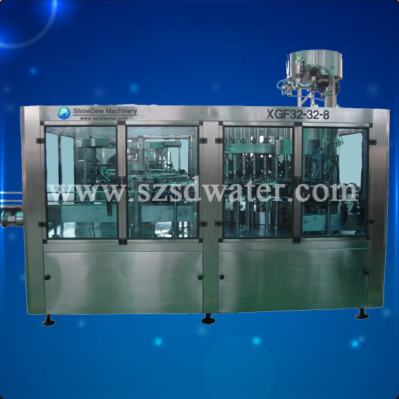 Automatische Füllmaschine RCGF32328 Shine Dew Water Equipment Co