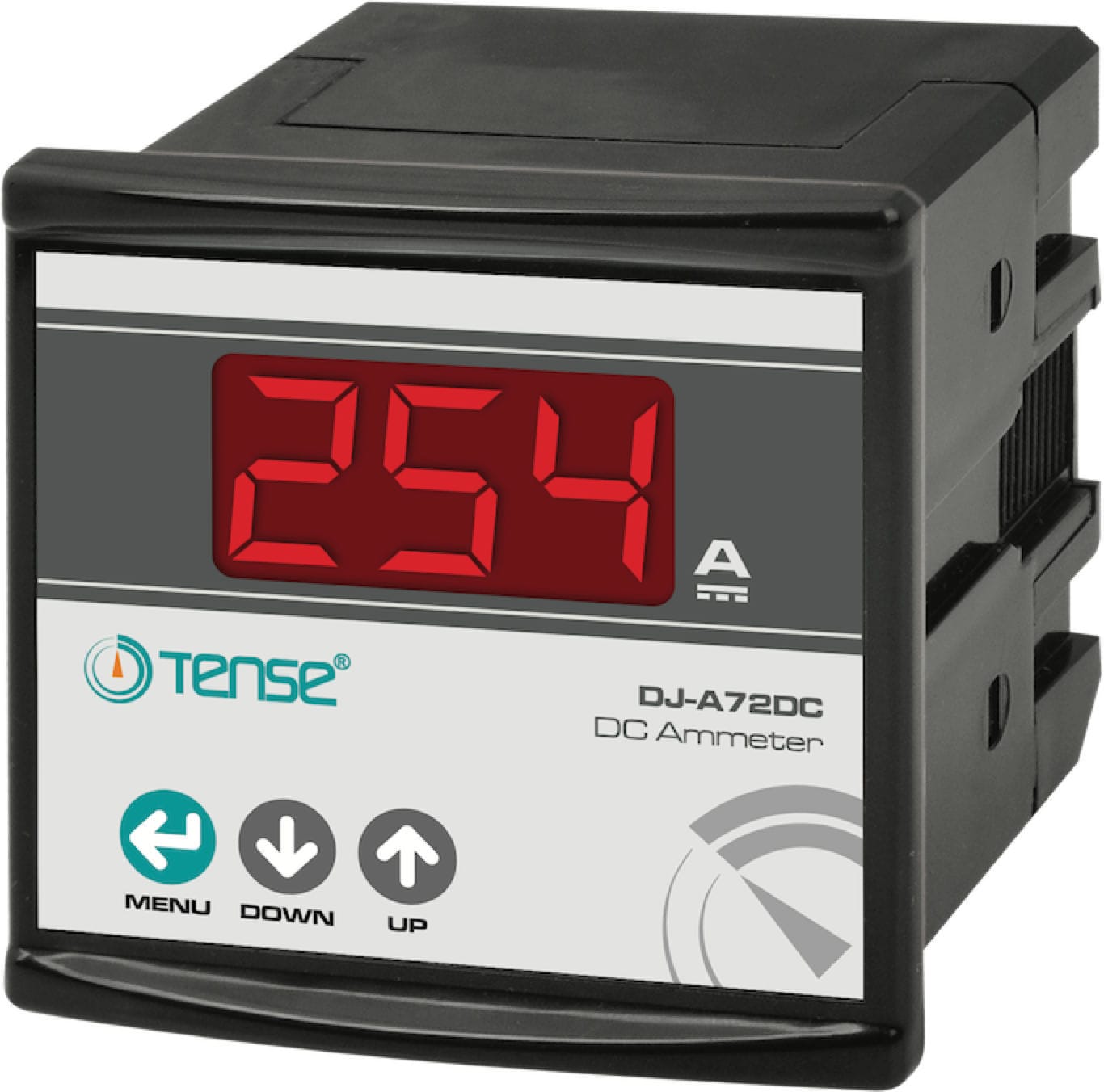 Digitales Amperemeter DJA72DC Tense Electronic DC / Einbau / für