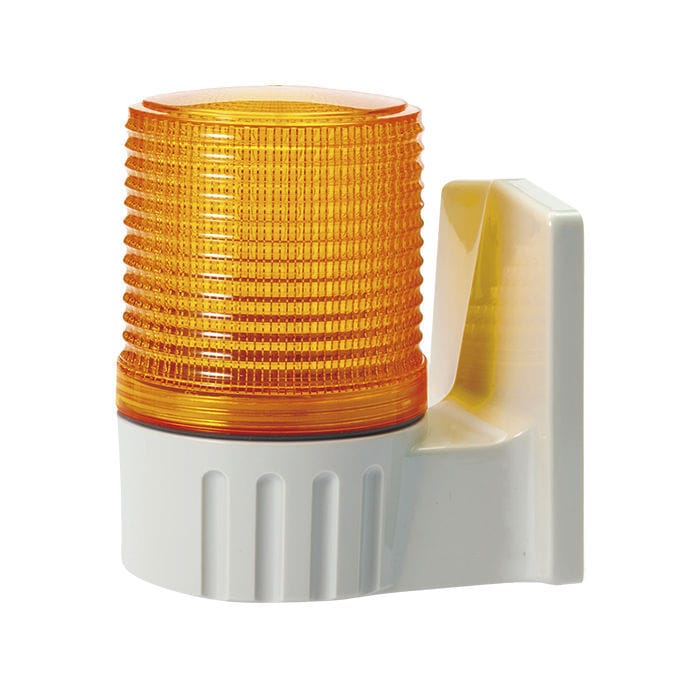 LED-Blinkwarnleuchte 220VAC – Rundumleuchte 360° Für Fabrik, Büro Und Schule (gelb)