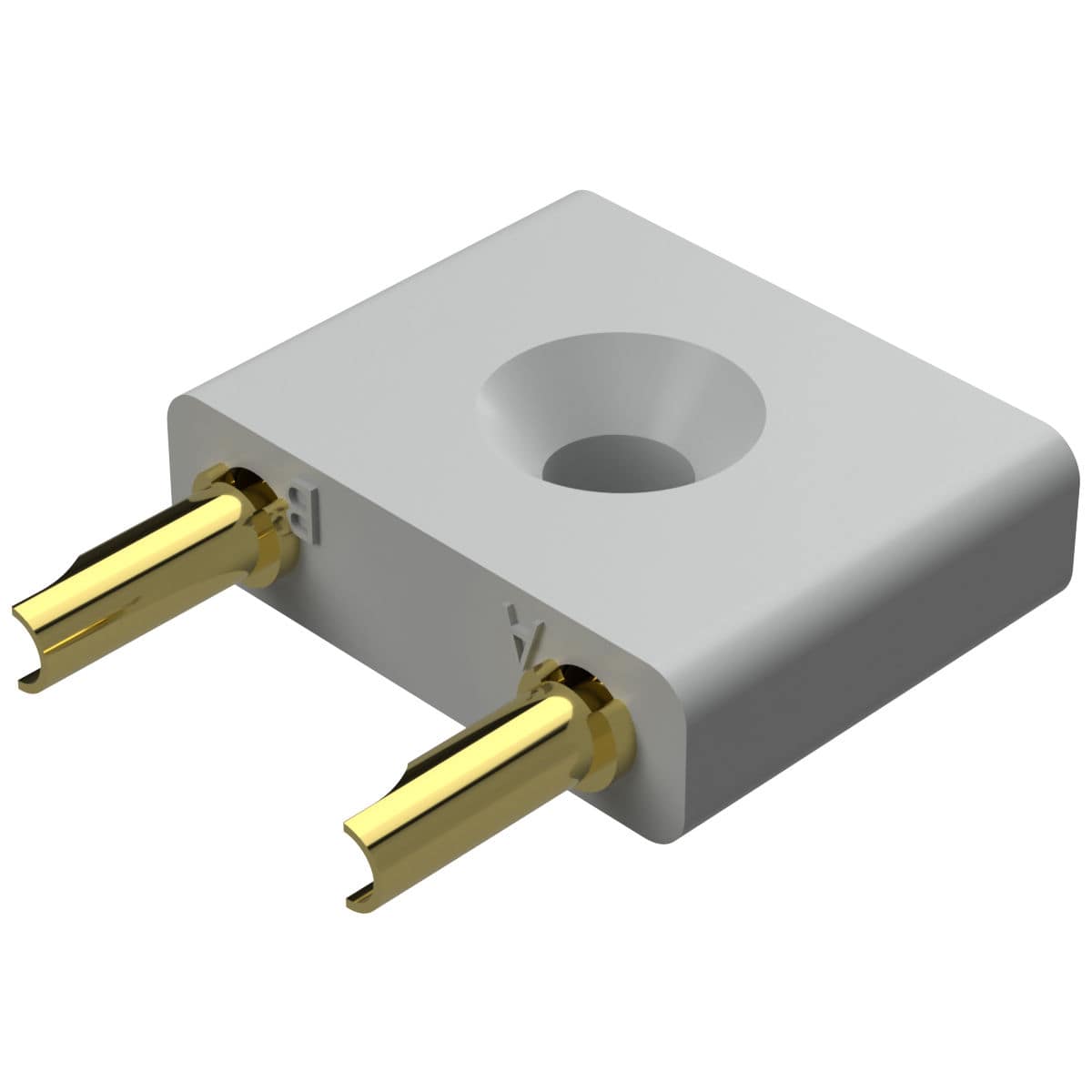 Flachsteckverbinder Gf Series Positronic Industries Stromversorgung Pcb Rechteckig