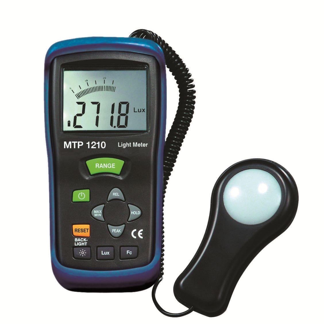 Digitales Luxmeter MTP 1210 MTP Instruments Inc