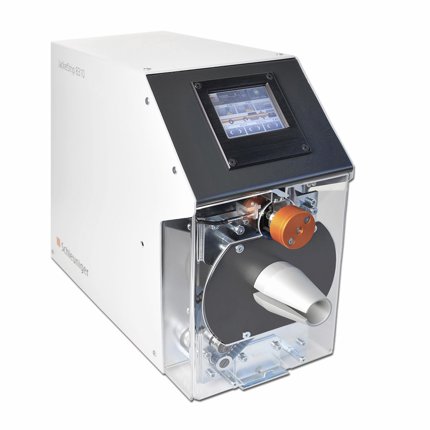 Abisoliermaschine für Elektrokabel JacketStrip 8310 Schleuniger