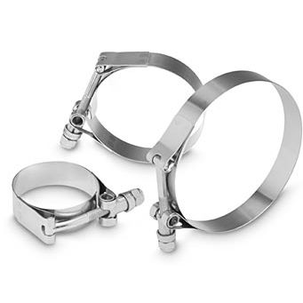 RS PRO Schlauchschelle Bolzenschraube – Edelstahl & Verzinkt, Ø31–34mm, Bandbreite 20mm, Verschlusskopf, 2er Pack