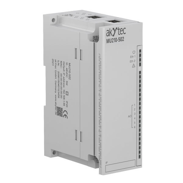 Analoges Ausgangsmodul Mu Akytec Gmbh Ethernet Modbus