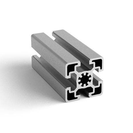 Alutec Alu-C-Profil 17x11mm Für M8 – Eloxiert, T-Nut, 4x 1m Gebohrt, Inkl. Schrauben, Muttern & Nutenstein-Set