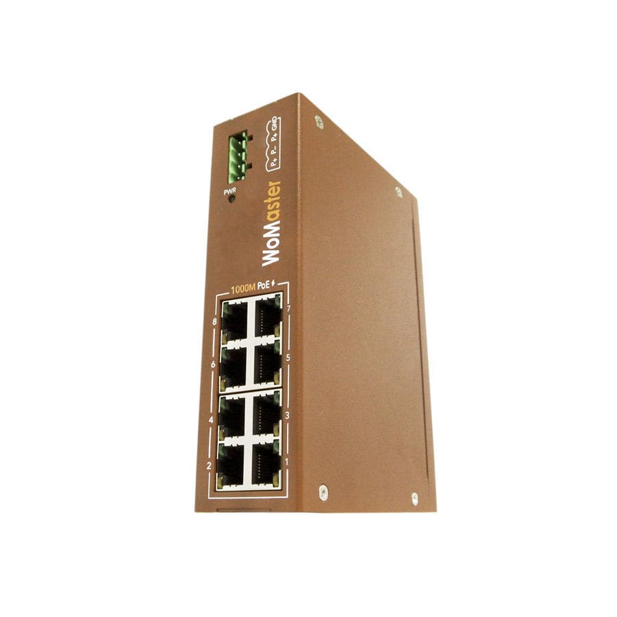 / PoE DP208 WoMaster managed / 8 Ports / Gigabit