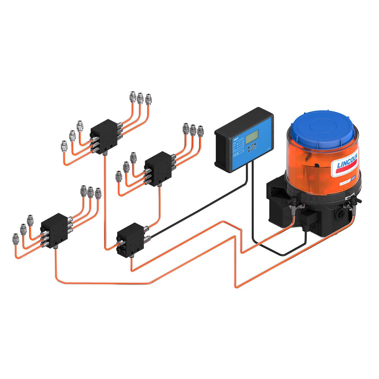 ProgressivSchmieranlage ProFlex SKF Lincoln Automatic Lubrication