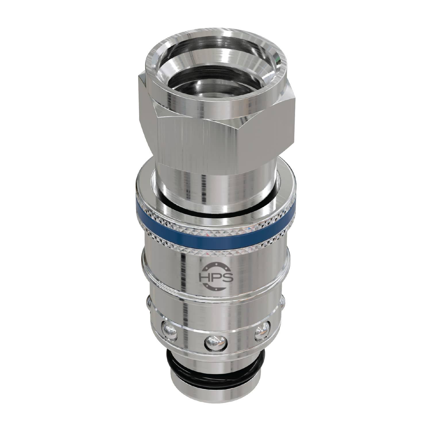 Hydraulische Schnellkupplung ISO16028 | 1/2 Zoll | 5000 PSI | Mit Staubkappen | Für Hochdruckanwendungen