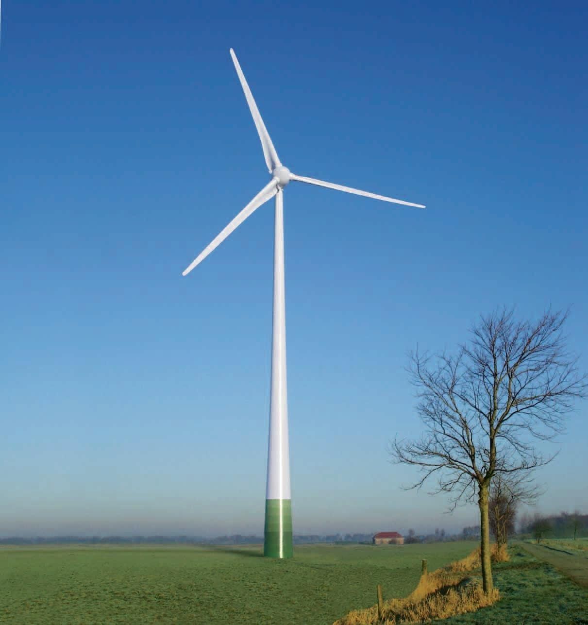 Windkraftanlage mit variabler Geschwindigkeit - 2 000 kW, 78 - 138 m ...