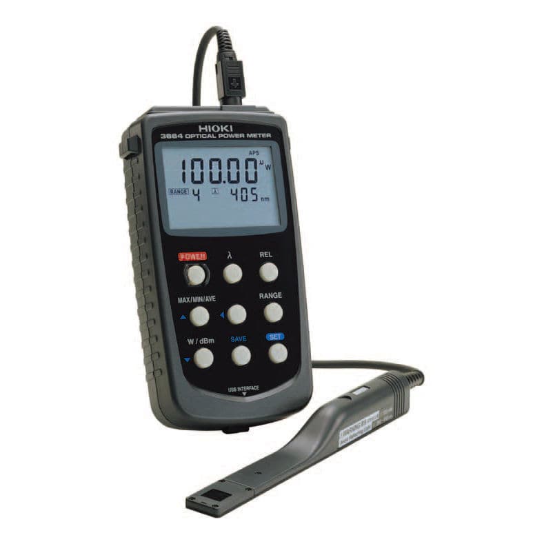 Produktbild von 3-in-1 Glasfaser-Leistungsmesser – Mit RJ45-Tester & LED, -70 Bis +10 DBm, 10 Wellenlängen, Wiederaufladbar, Für FC/SC/ST