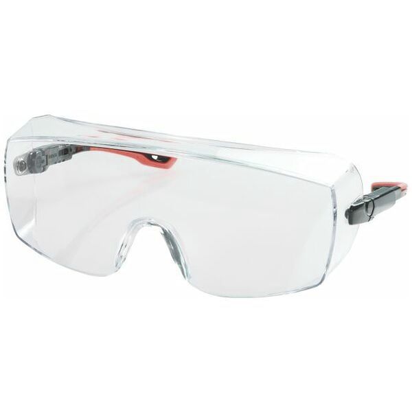 Adoric Protos Schutzbrille Für Helm – Transparent, Verstellbar, 100% UV-Schutz, Mit Beweglicher Nasenbrücke