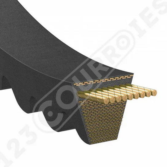 Gummi-Zahnriemen L-Profil – 158L Bis 180L (42 Zähne), 20 Mm Breite, OE-Standard, Für Drucker, Verpackungsmaschinen Und Antriebe