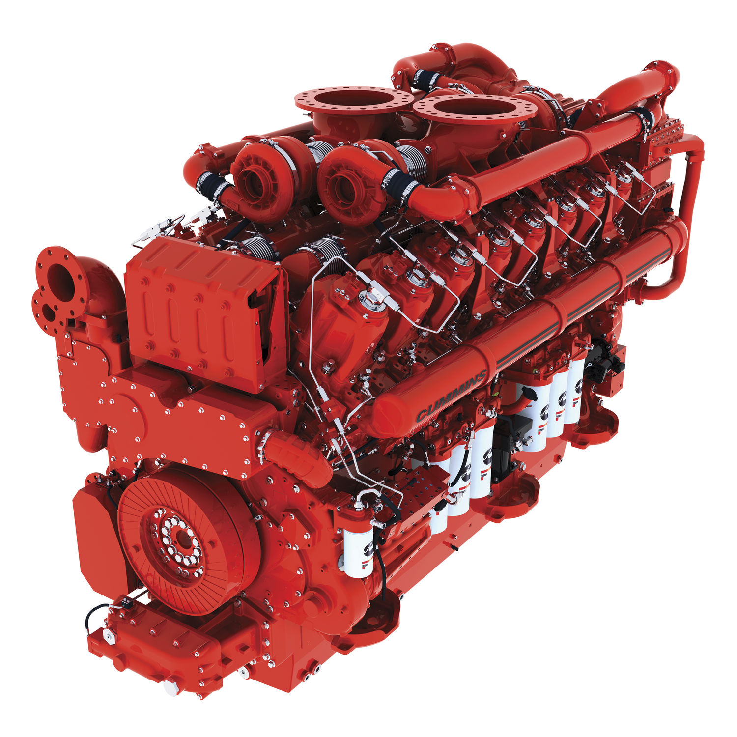 Dieselmotor - QSK95 - Cummins Inc. - 16-Zylinder / Turbolader / für den