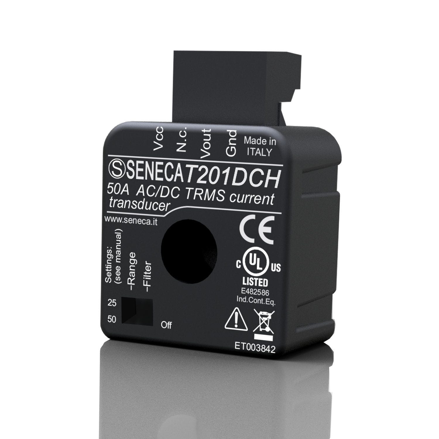 Loop-powered Sensor SENECA T201 Loop-Powered Wechselstromwandler – Präzises Messgerät Für 4–20 MA Strommesswandler 5-40A