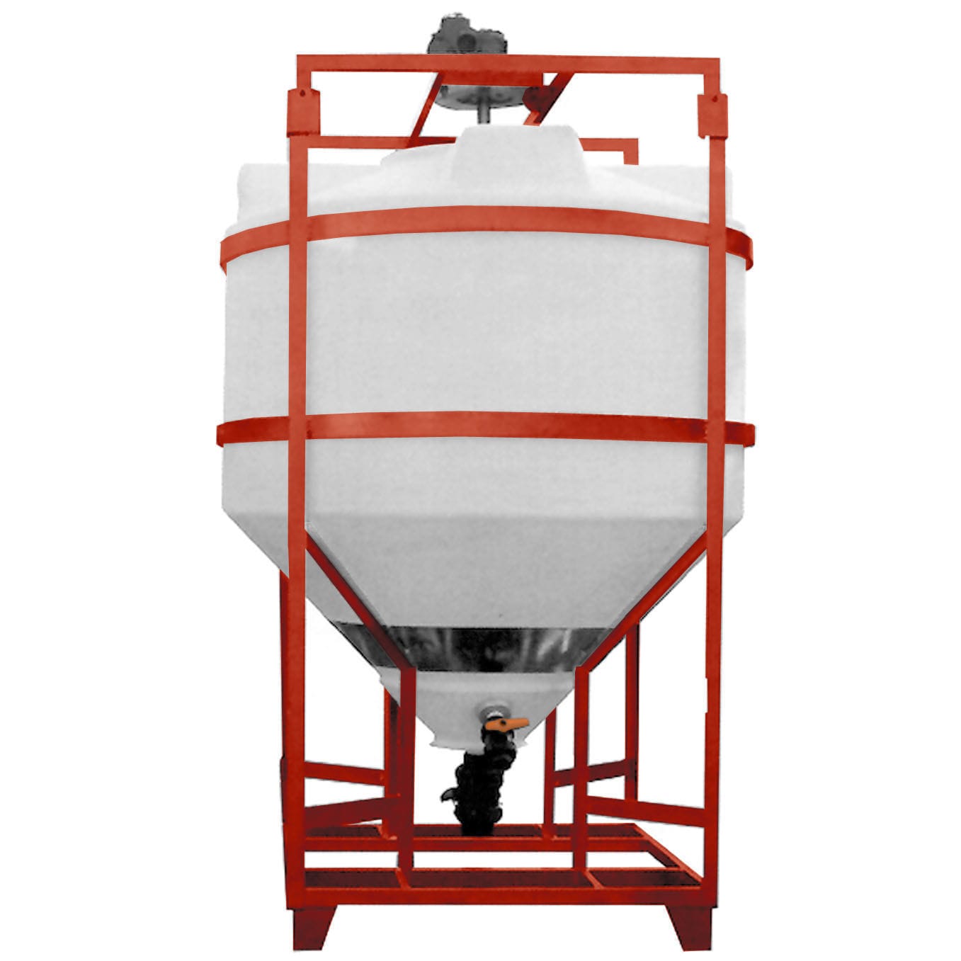 Behälter für Flüssigkeiten TCC/L series ARICON GmbH Polyethylen / zylinderförmig / mit
