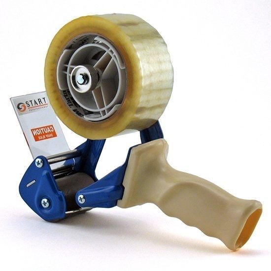 QILIMA Desktop Grauer Wasseraktivierter Klebebandspender Mit