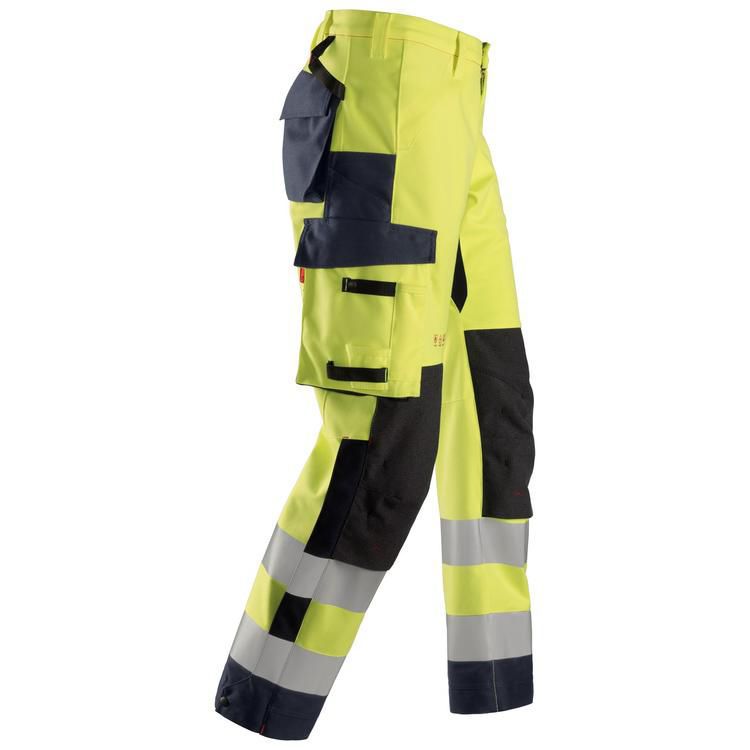 Arbeitshose - 6630 - Snickers Workwear AB - Wasserdicht / Warnschutz