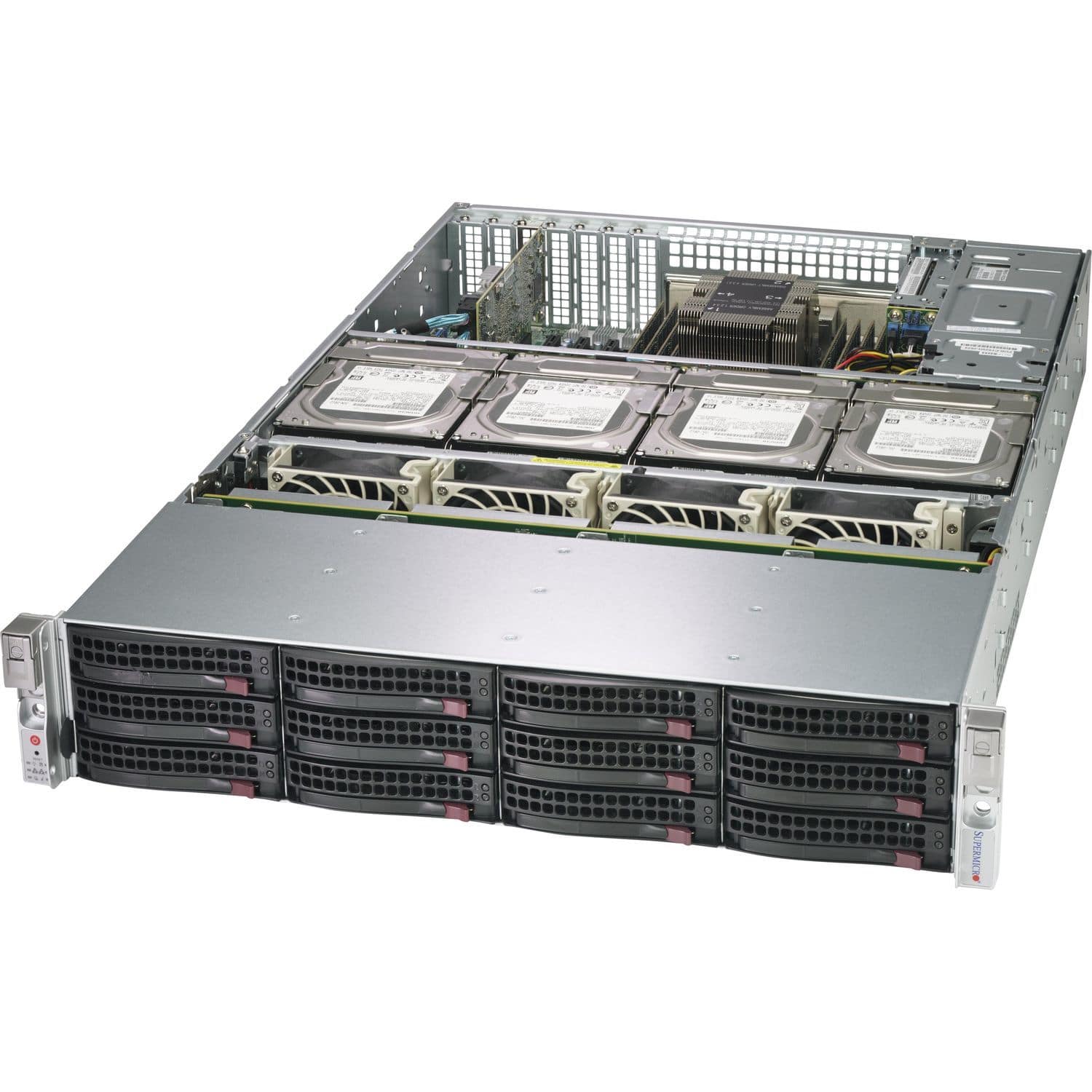 RackChassis 829HE1C4R1K02LPB SUPERMICRO 2U / für Backplanes
