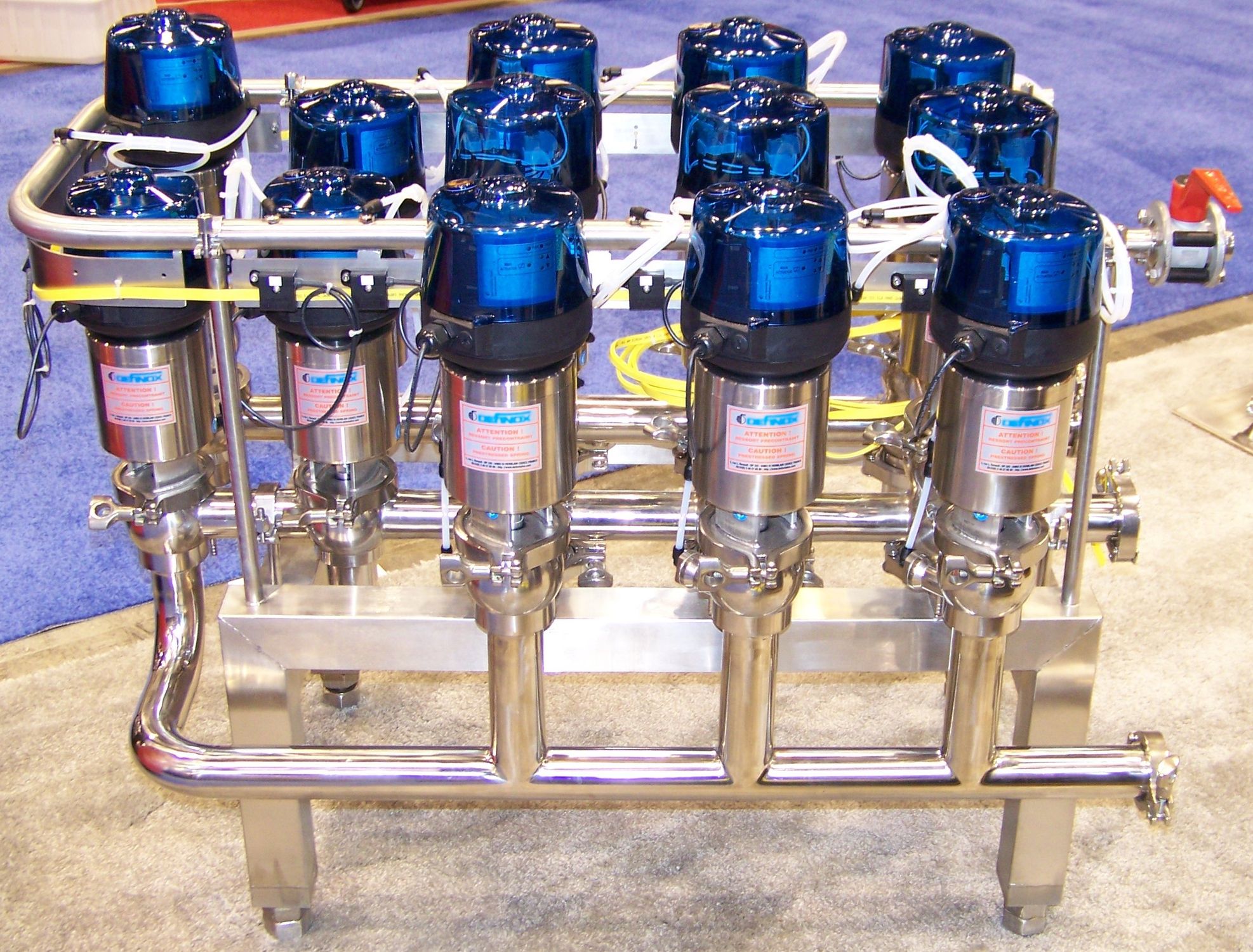 Absperrventil Top Line Process Equipment Company für flüssige Lebensmittel und Getränke