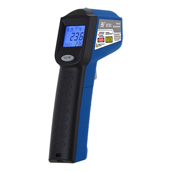 Infrarot-Temperaturmesspistole Mit LCD-Display – Berührungslos, 4 Farben Wählbar, Mit Laser & Hintergrundbeleuchtung