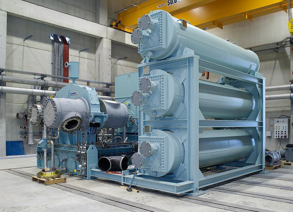 Turbokompressor mit Elektromotor Compander Cryo Star zur