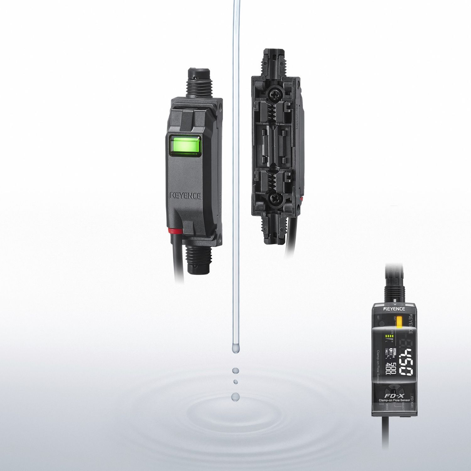Produktbild von Induktiver Wasserflusssensor – Durchflussschalter 3/4″ Oder 1″, Einstellbare Empfindlichkeit, AC220V/DC250V, Für Haus & Industrie